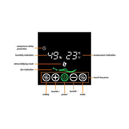 210 Pint Dehumidifier 208-240v